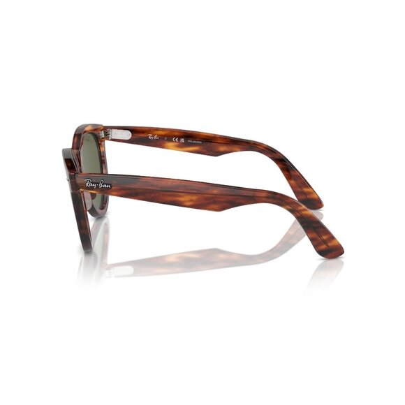 New RAY-BAN Wayfarer Way Havana Polarised Round RB2241 954/58 Sunglasses Women - Picture 3 of 6